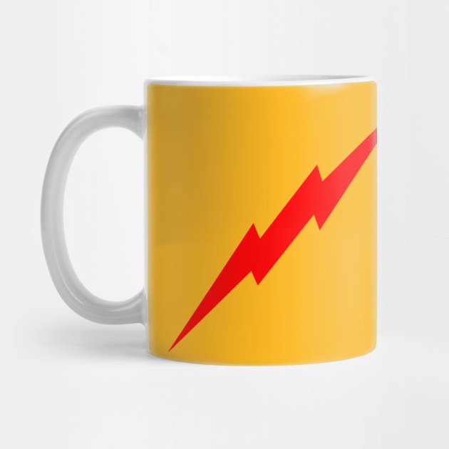 Red lightning bolt by Kerchow